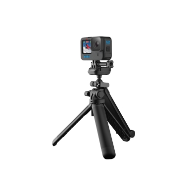 GoPro Mount 3-Way 2.0 - lightweight tripod, extension arm, camera grip, 360° swivel - black